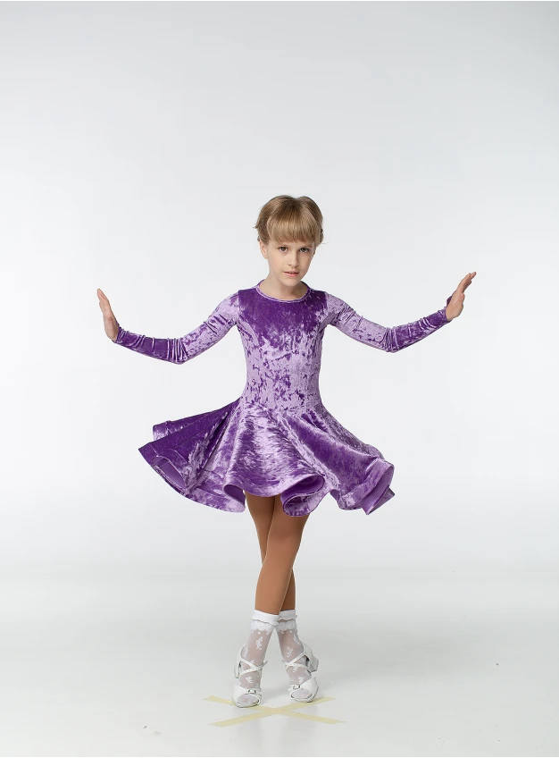 Бейсік BS420DR-13С# для дівчинки, бузковий, бархат