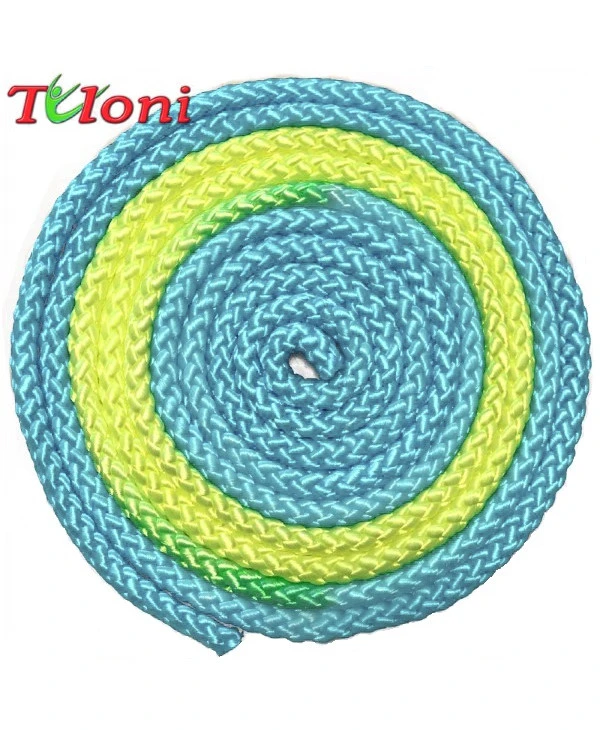 Скакалка для гімнастики ITALIA Blue Yellow Blue Blue