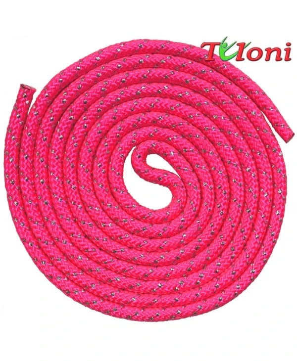 Скакалка Metal-Lurex Рожевий флуо