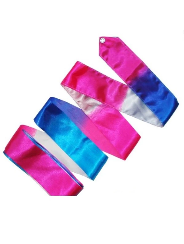 Лента Rayon Ribbon Blue White Fuxia