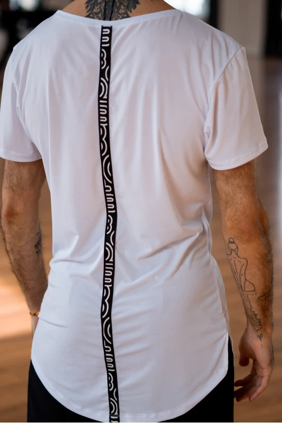 T-Shirt F759KR male, white, crepe