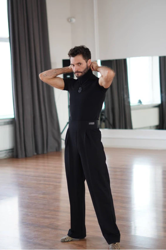 Штани BRM788 чоловічі, чорний, бавовна