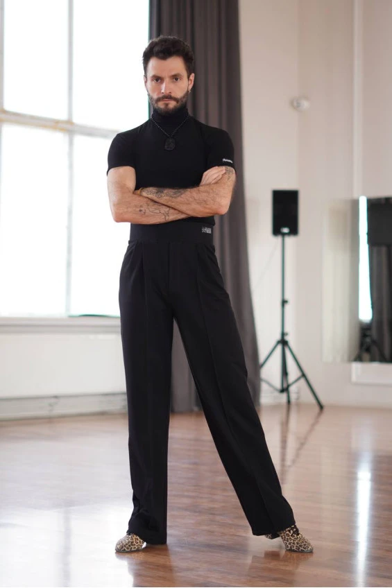 Штани BRM788 чоловічі, чорний, бавовна