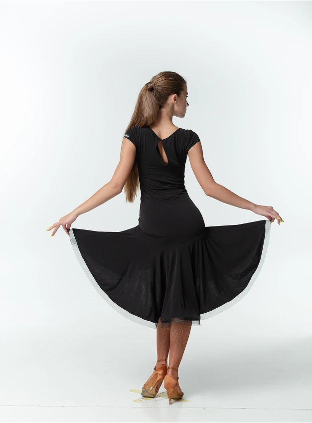 Dress PL215KR# female, black, crepe