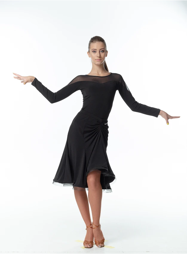 Спідниця UL185-14# жіноча, чорний, масло