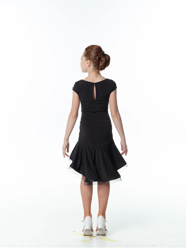 Dance Me Платье детское PL215KR#, Масло+кринолин, Черный