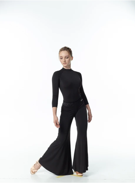 Штани BRS232 жіноча, чорний, масло