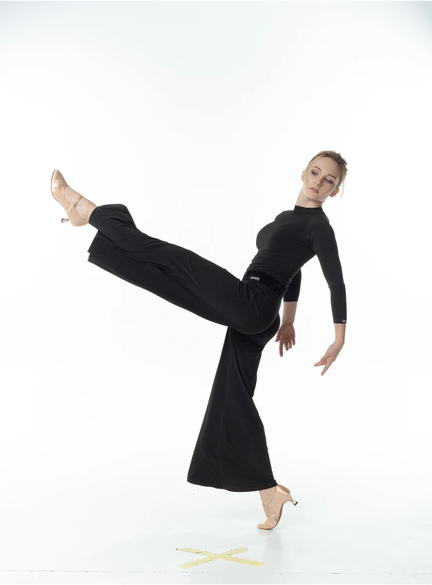 Брюки BRS232 жіночі, чорний, масло