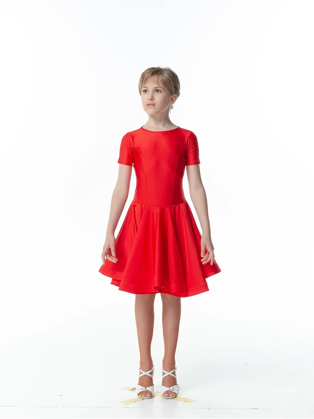 Рейтингова сукня BS420KR# Dance.me, Україна, Біфлекс, Червоний №17