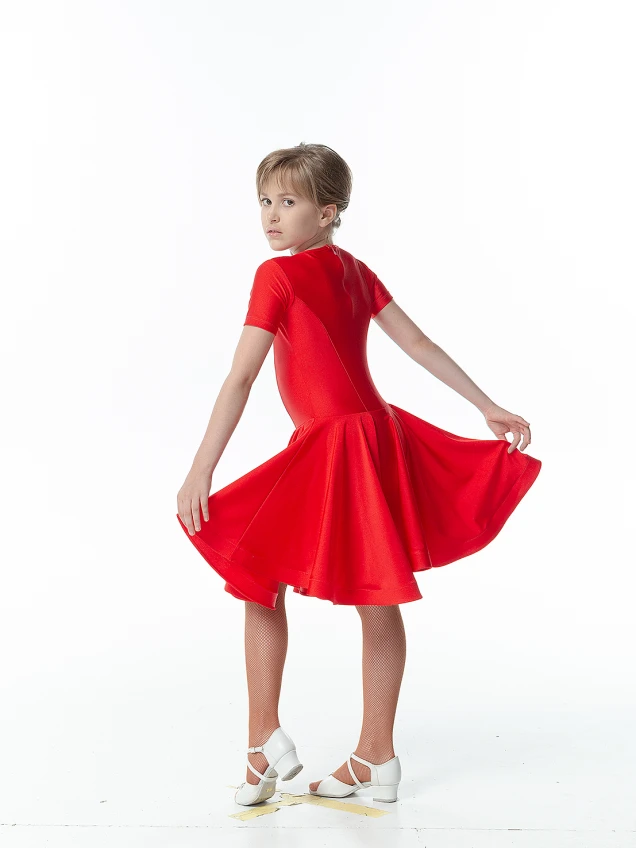Рейтингова сукня BS420KR# Dance.me, Україна, Біфлекс, Червоний №17