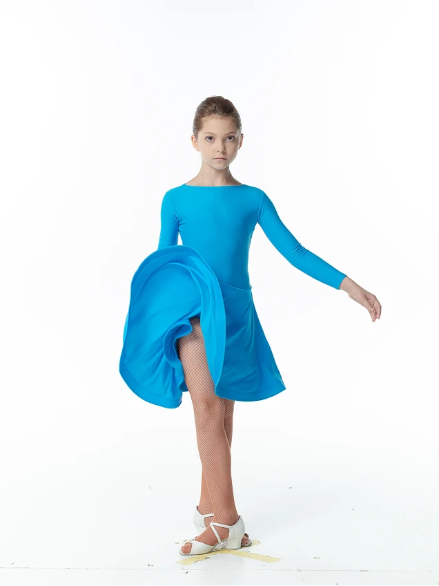 Бейсік BS514DR# для дівчинки, лазуровий, біфлекс матовий