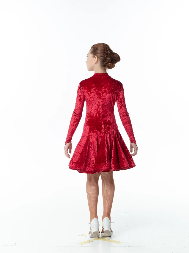 Бейсик BS513DR-13С# Dance.me, Украина, бархат, красный
