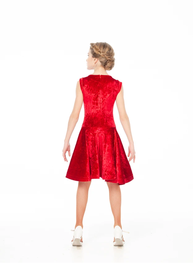 Dance Me Basic BS509-13С# children's, Velvet/crinoline, red