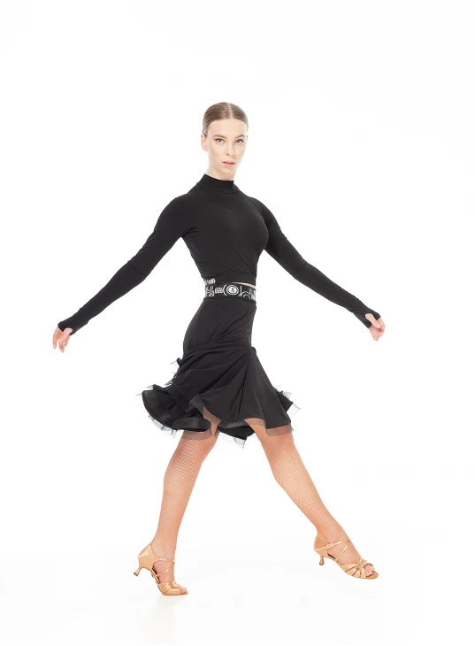 Спідниця UL692-14# жіноча, чорний, масло