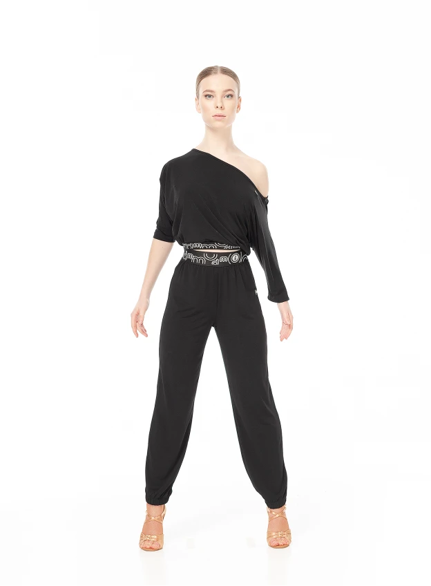 Штани BRL751 жіноча, чорний, масло