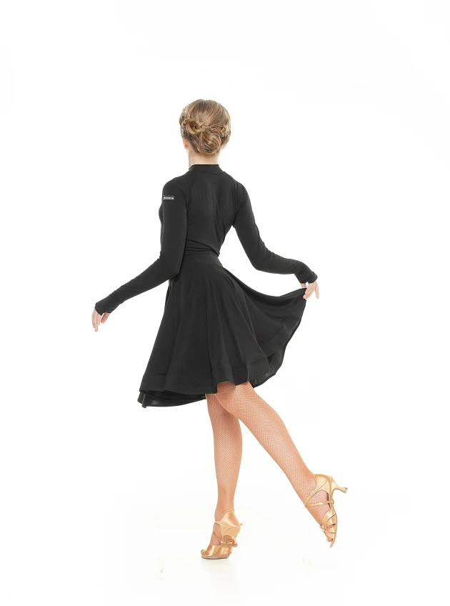 Спідниця UL402-14# для дівчинки, чорний, масло