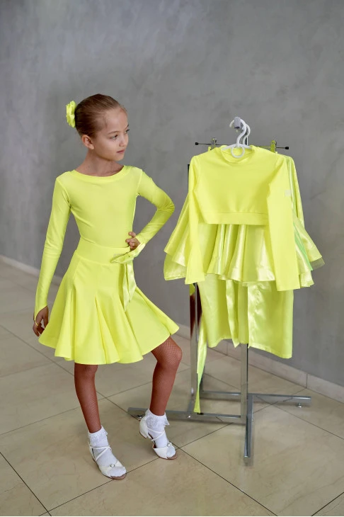 Гардероб GR1002# для дівчинки, лимонний, біфлекс, атлас