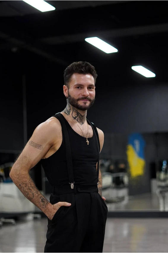 Майка M301 чоловіча, чорний, масло