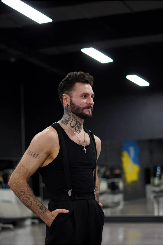 Майка M301 чоловіча, чорний, масло