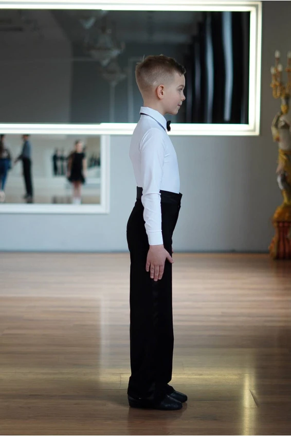 Штани BRM467 чоловіча, чорний, костюмна тканина