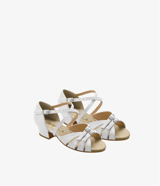 Взуття блок-каблук 2001 для дівчинки, білий