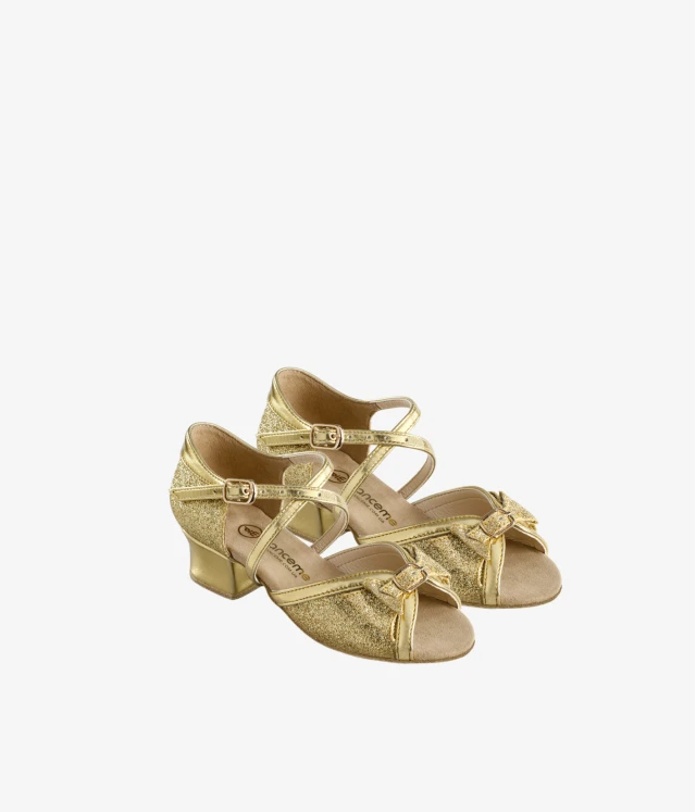 Girls dance shoes  2004 for a girl, gold