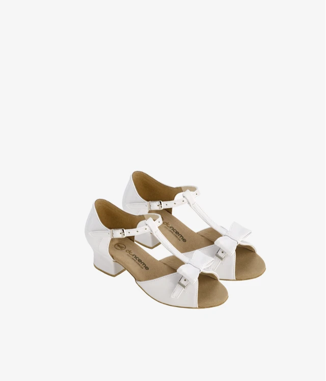 Взуття блок-каблук 2028 для дівчинки, білий