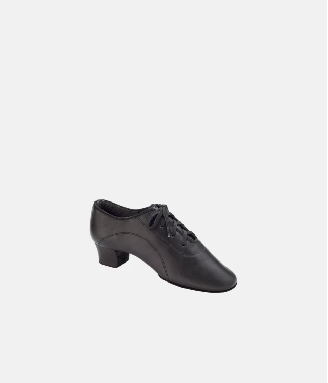 Чоловічі туфлі для латини Dance Me Флексі 5207, чорна шкіра