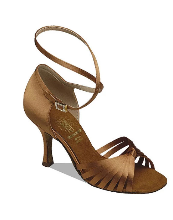 Обувь женская латина 1063 женская, Dark Tan/Narrow