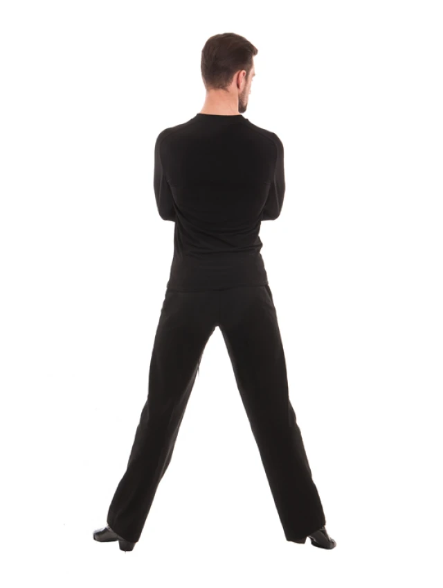 Dance Me Футболка чоловіча з довгим рукавом F66DR, масло, чорний