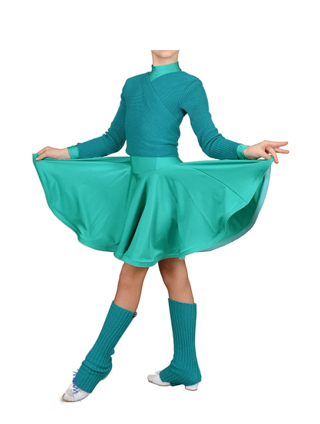 Wrap top RKF1 turquoise, acryl