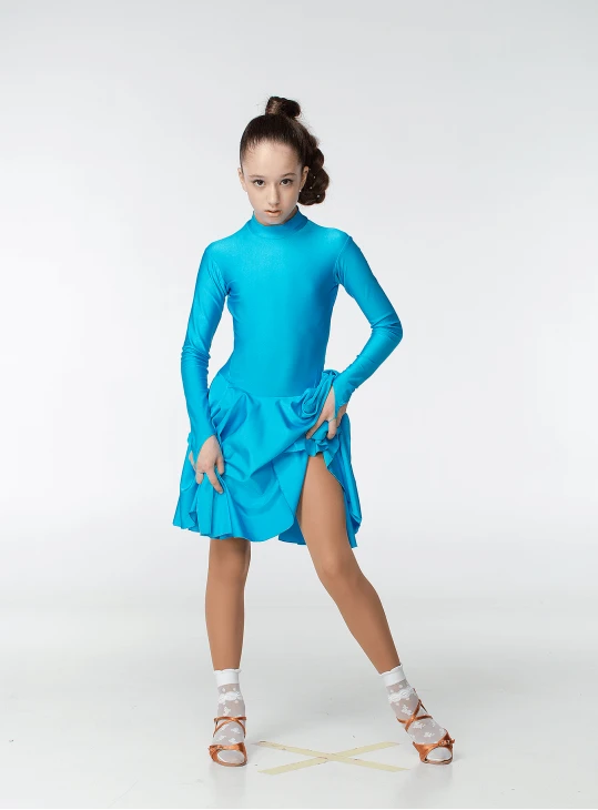 Бейсік BS67DR для дівчинки, лазуровий, біфлекс