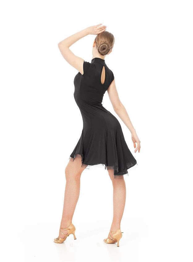 Платье PL179KR# женская, черный, масло