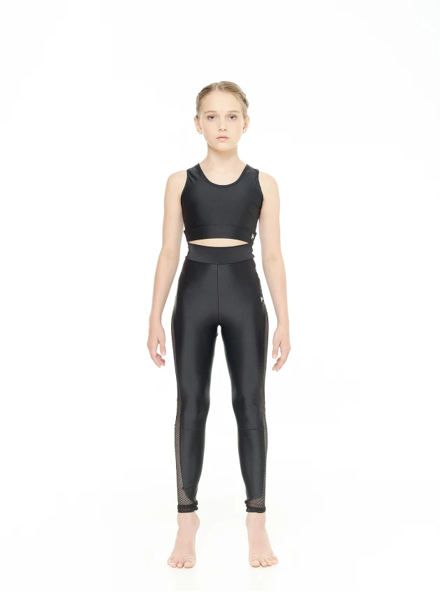 Dance Me Топ TP900 детский, бифлекс, чорный