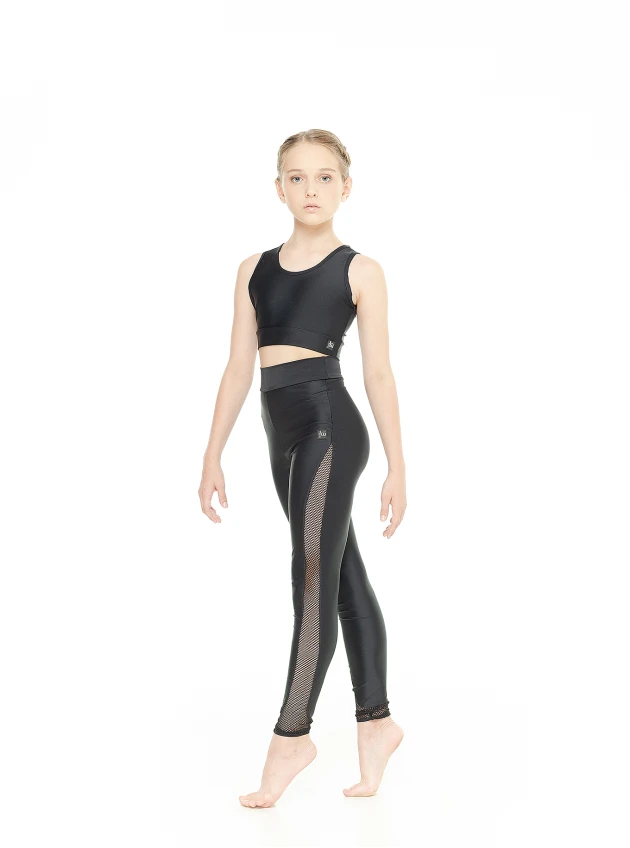 Dance Me Топ TP900 детский, бифлекс, чорный