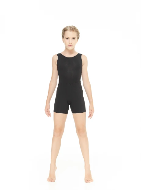 Напівкомбінезон PK802 для дівчинки, чорний, бавовна