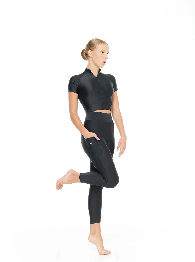 Лосини L811 жіноча, чорний, біфлекс матовий америка