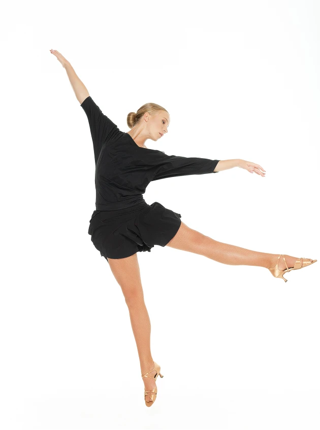 Спідниця UL440-14 жіноча, чорний, масло