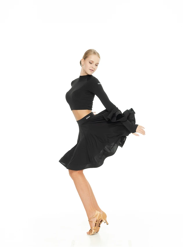 Спідниця UL402-14# жіноча, чорний, масло