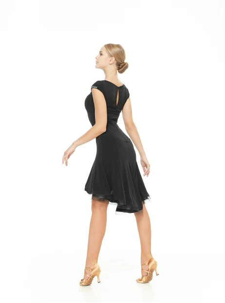 Сукня PL204KR# жіноча, чорний, масло