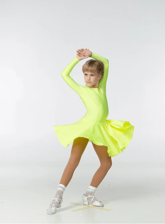 Бейсік BS420DR# для дівчинки, лимоний, біфлекс