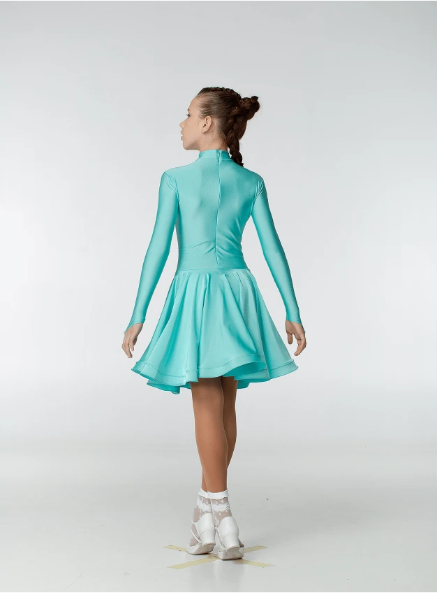 Рейтинговое платье BS67DR# Dance.Me, мятный