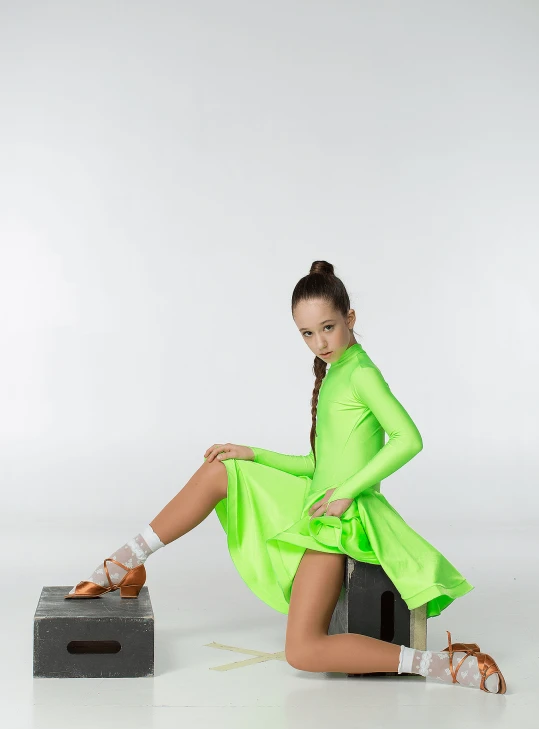 Бейсік BS67DR# для дівчинки, салатовий, біфлекс