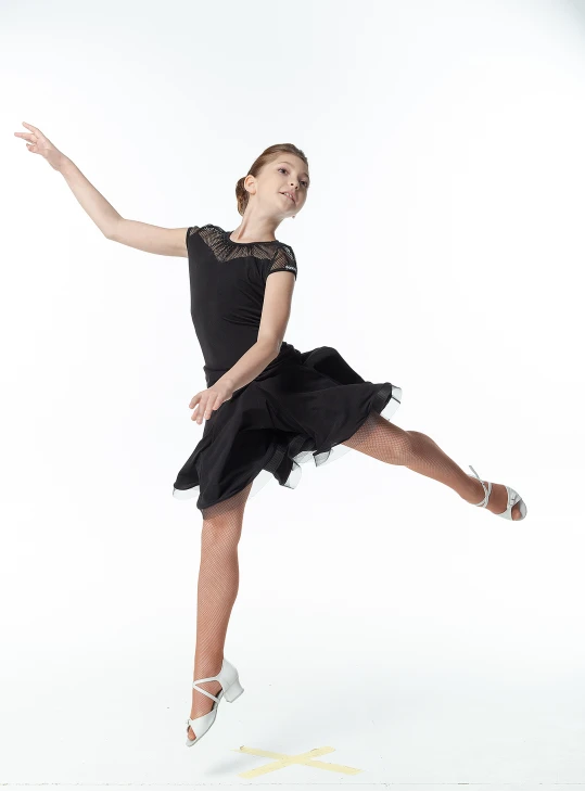 Сукня PL422-17# для дівчинки, чорний, масло, сітка