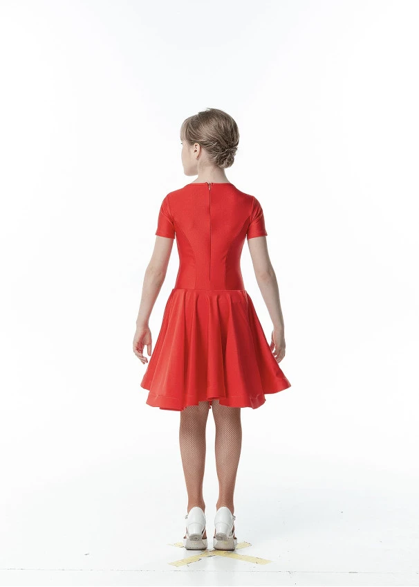 Рейтингова сукня BS420KR# Dance.me, Україна, Біфлекс, Червоний №17