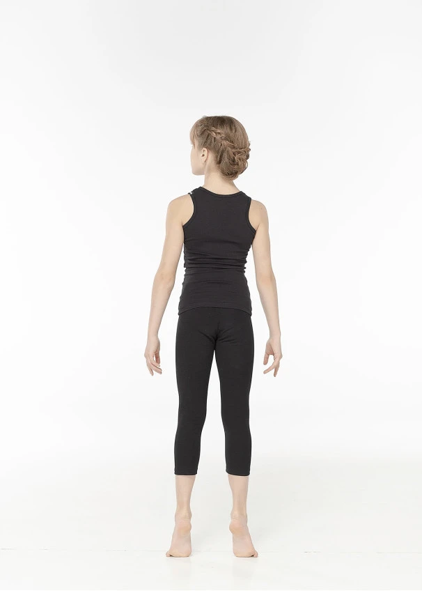 Майка дитяча М308 Dance.me, Бавовна, Чорний