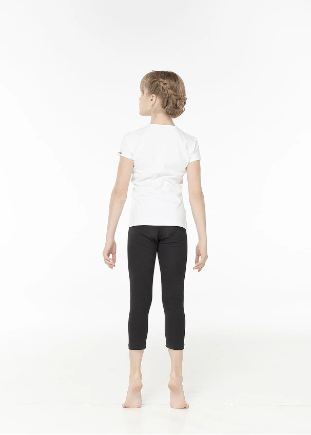 Children's T-shirt F74KR white, cotton