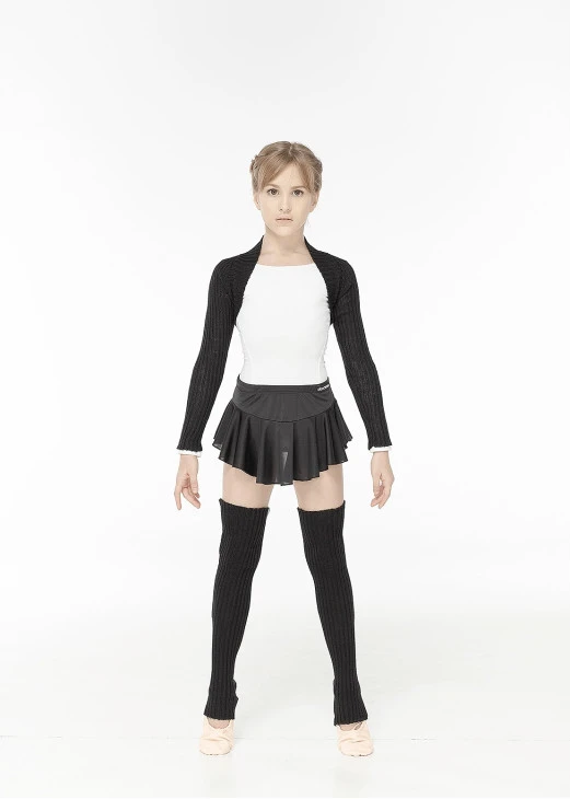 Рукава Відкриті RRO1 чорний, вовна/акрил, 2*2