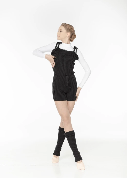 Напівкомбінезон RPK1 чорний, вовна/акрил