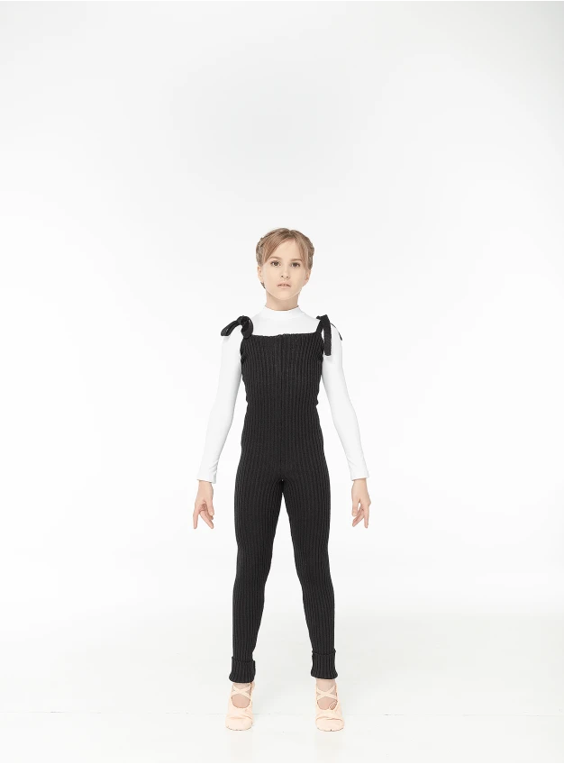 Комбинезон RK1 Dance.me, Украина, шерсть/акрил, 2*2, Черный